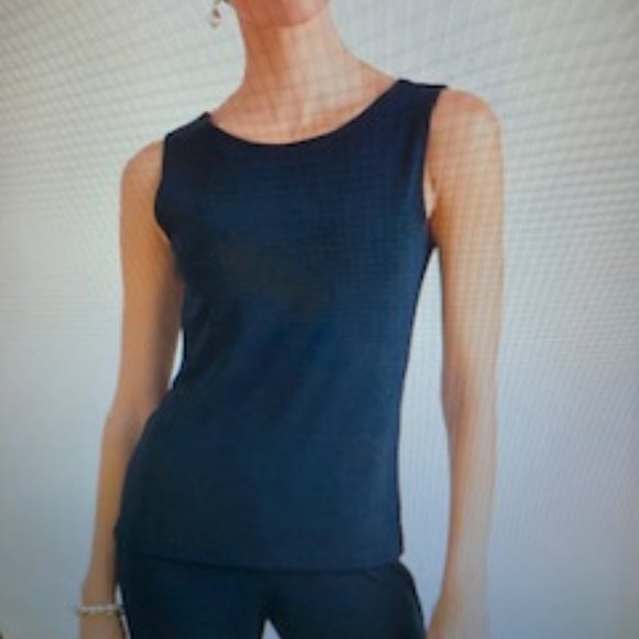 NWOT - Chico’s Travelers India Ink Blue Copper Studded Crop Pant - Sz 0 - Picture 10 of 12